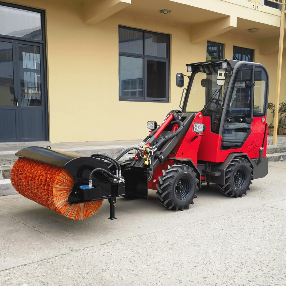 Carregadora de rodas para limpeza de neve