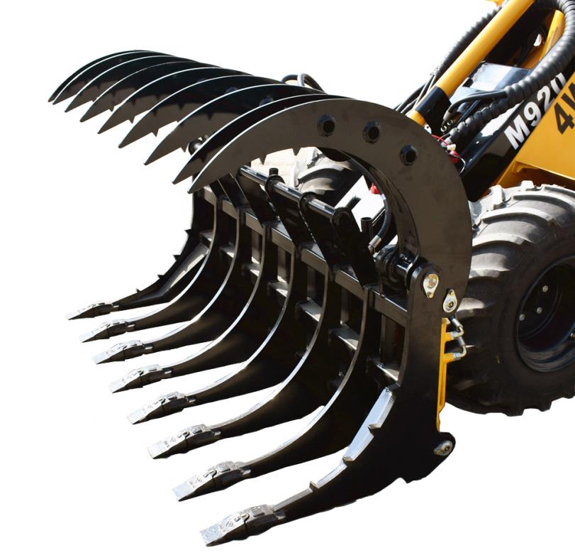 Skid Steer Root Grapple Rake