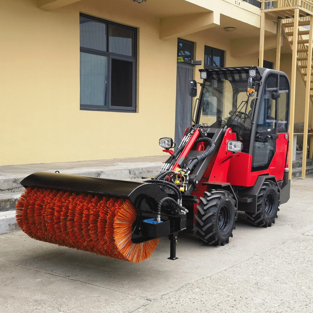 Carregadora de rodas para limpeza de neve
