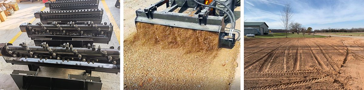 Skid Steer Power Rake