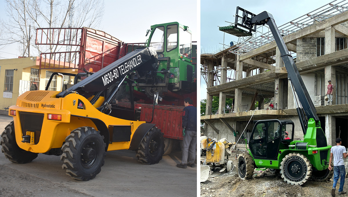 Telescopic Loader in U.S. Construction Site